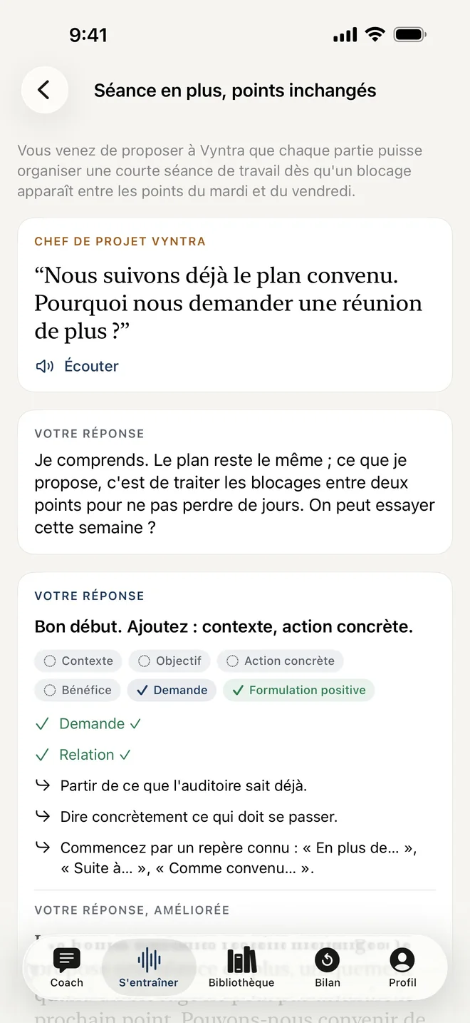 Préparez les moments difficiles